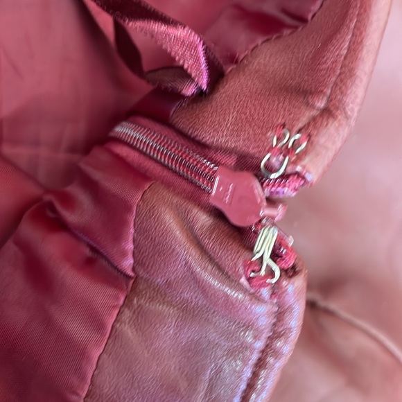 For Joseph 100% Leather burgundy/wine Midi Skirt - Picture 6 of 8